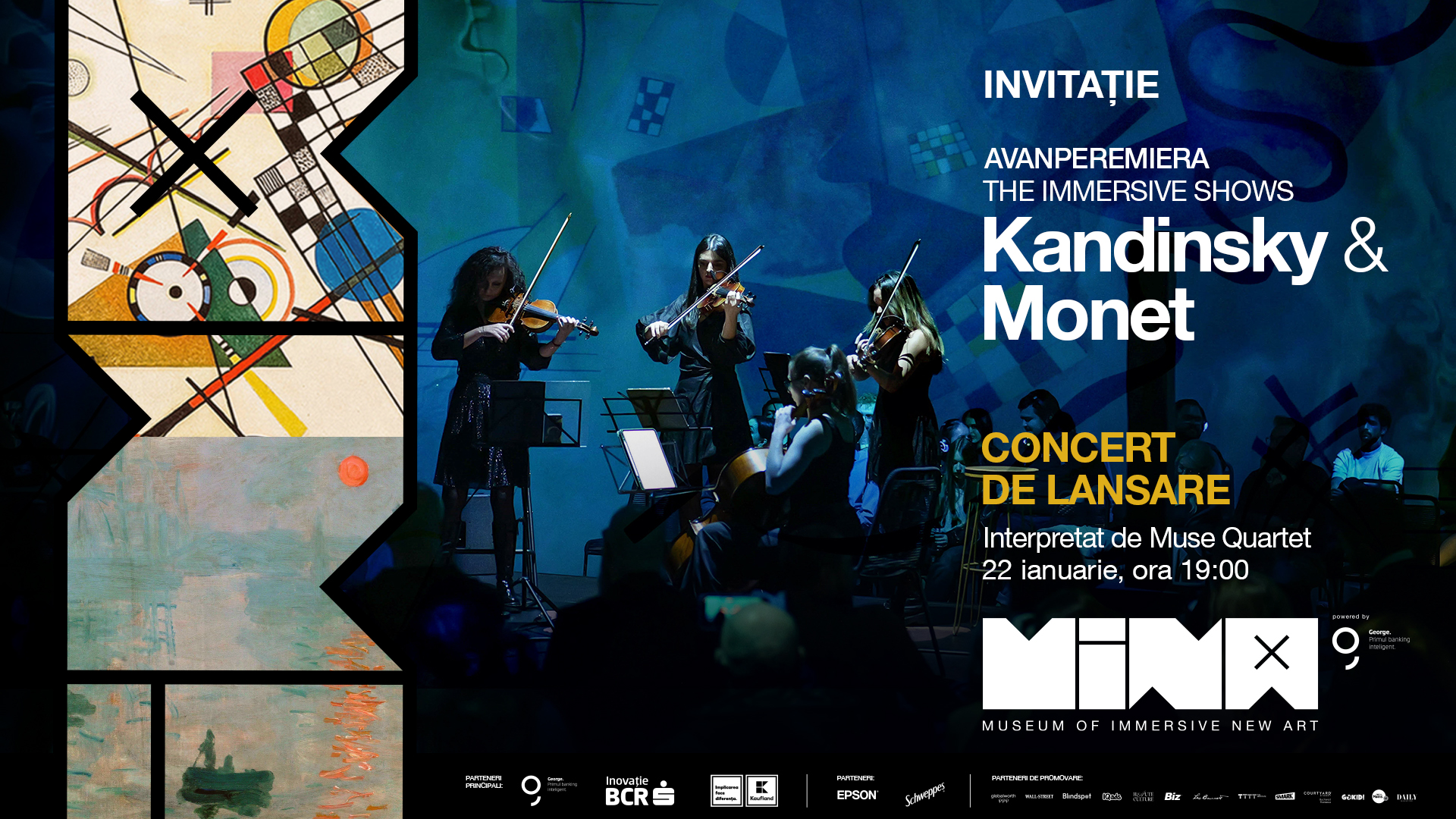Avanpremiera Kandinsky & Monet - MINA Bucuresti